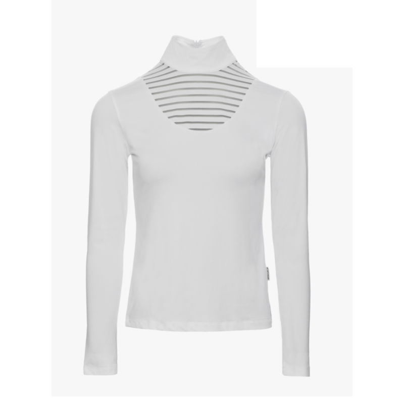 Horseware New Lisa Technical Long Sleeve Competition Shirt - White-4
